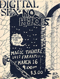 No Heroes flyer