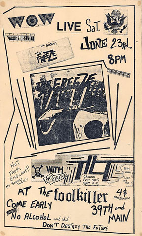 No Heroes: Live At The Foolkiller in KC, MO 06-23-84
