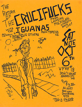 Oct 6th Crucifucks show at the VFW#18 in KC, MO (sans creeps)