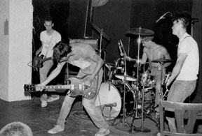 Micronotz live at the Foolkiller, 1985 (Photo by Phillip Heying)