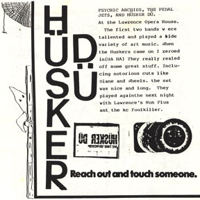 Hüsker Dü Show Review from National Priorities #5